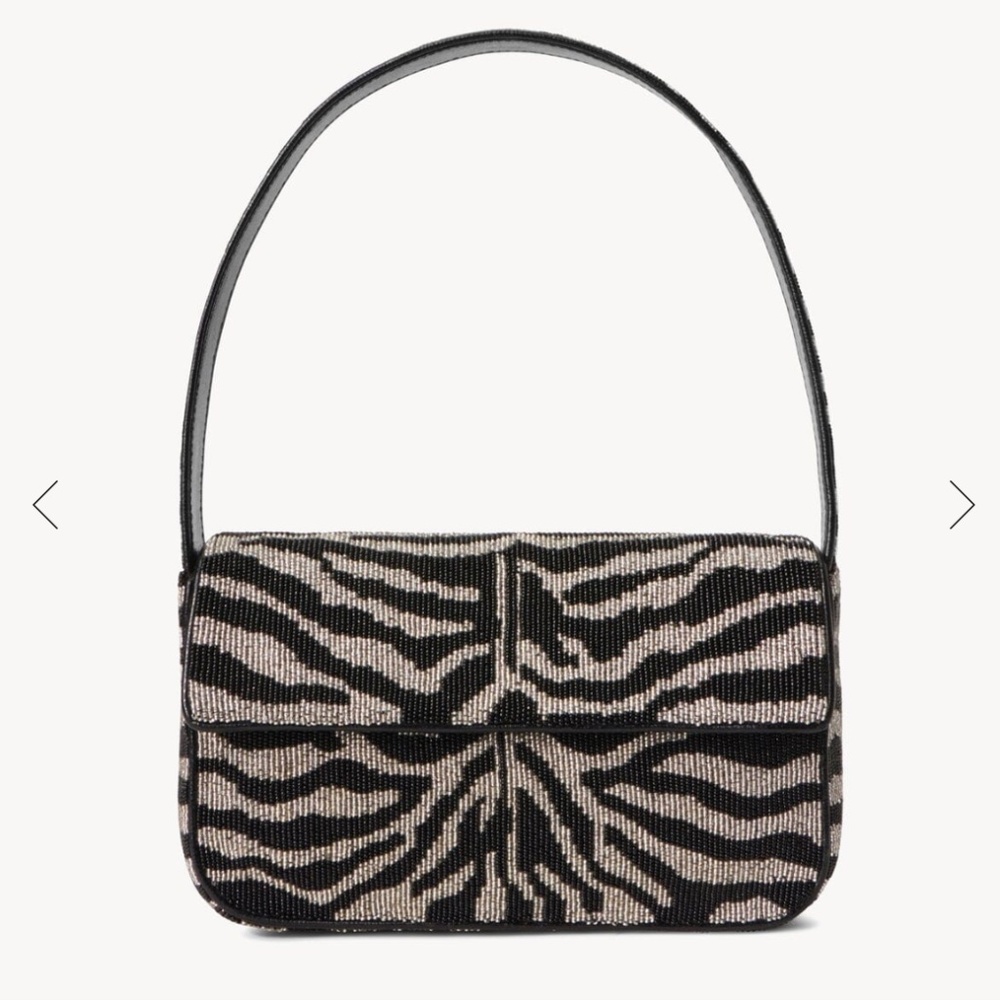 Staud Tommy Beaded Bag - White NWOT